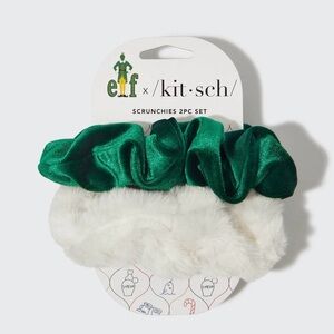 Kitsch x Elf Scrunchies 2 Piece Set